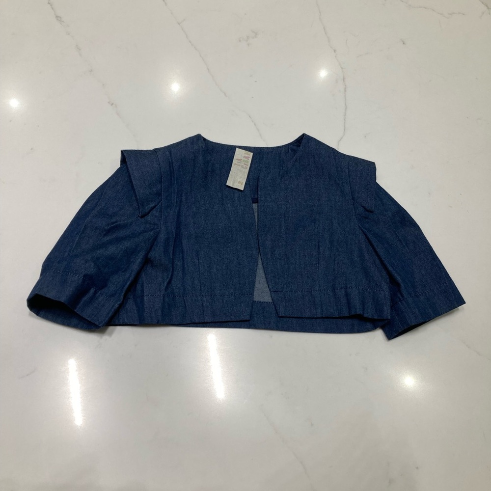 Tia Cibani denim baby jacket